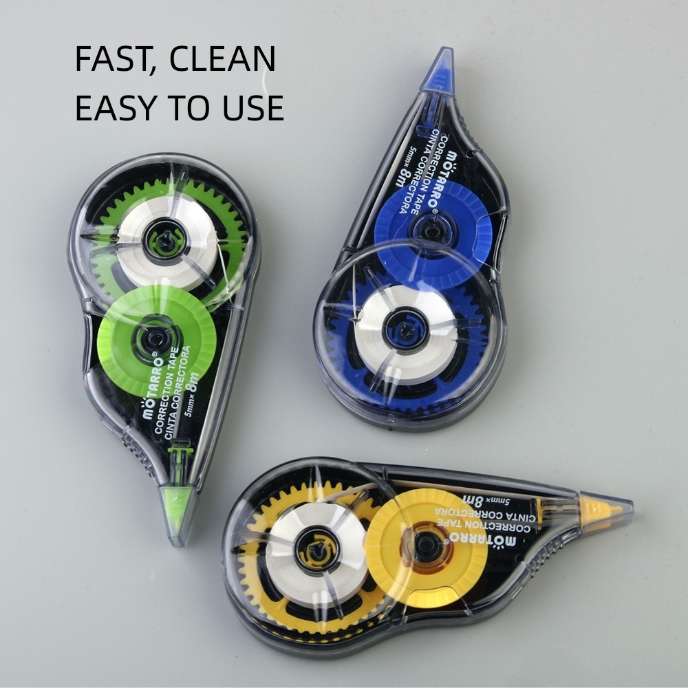 

3pcs/Set Portable Correction Tape Cute White Out Corrector Promotional Gift Stationery Student Prize School Office 8M