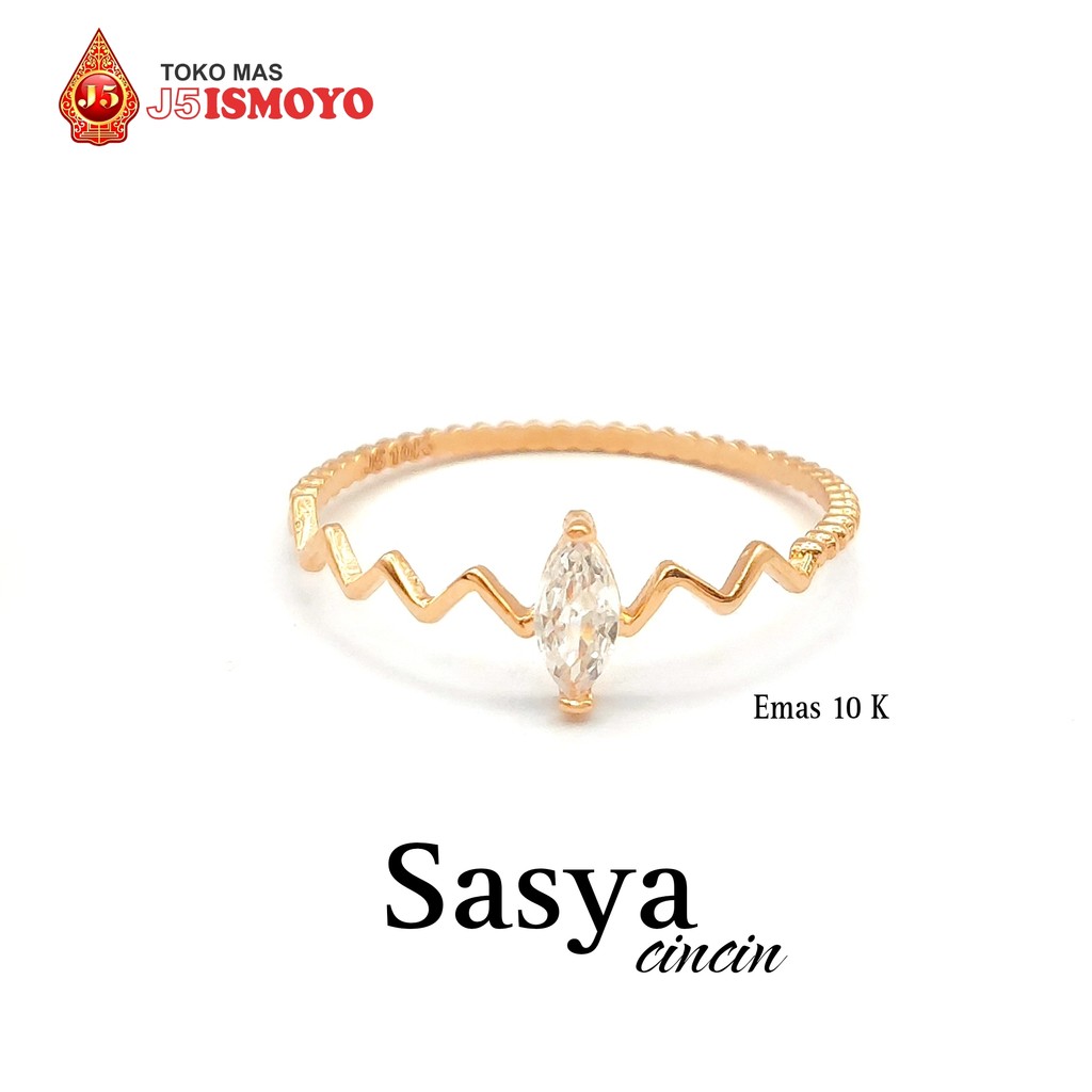 Cincin Emas Mas Asli Sasya J5 Ismoyo