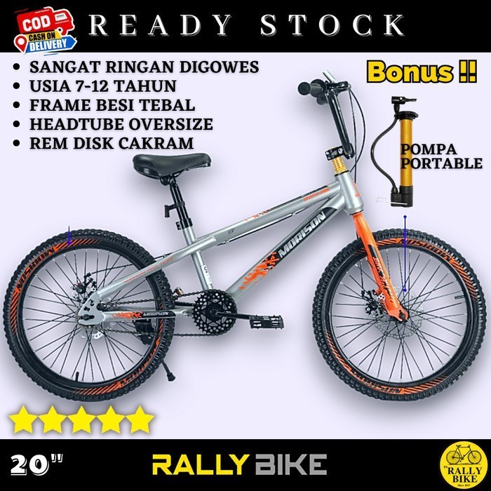 READY|| Sepedah anak laki laki bmx ukuran 20 inch 8 tahun murah