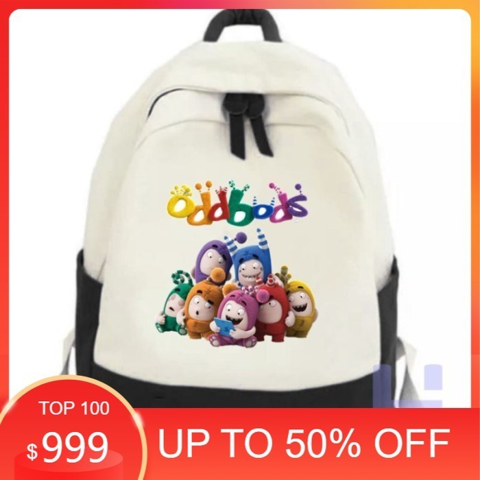 TAS RANSEL ANAK ODDBODS - Hitam, All Size