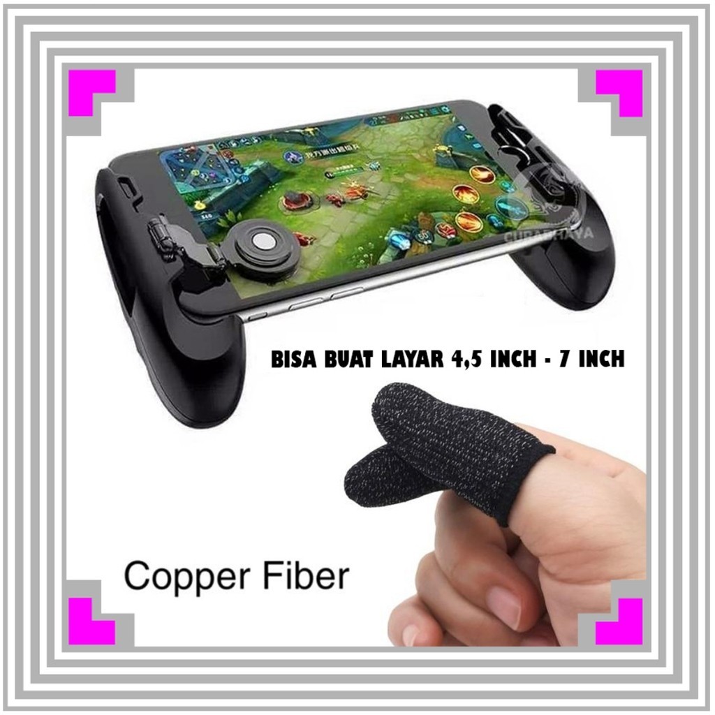 [ PAKETAN ] GamePad JL- 01 Game Pad Analog Plus Sarung Jempol