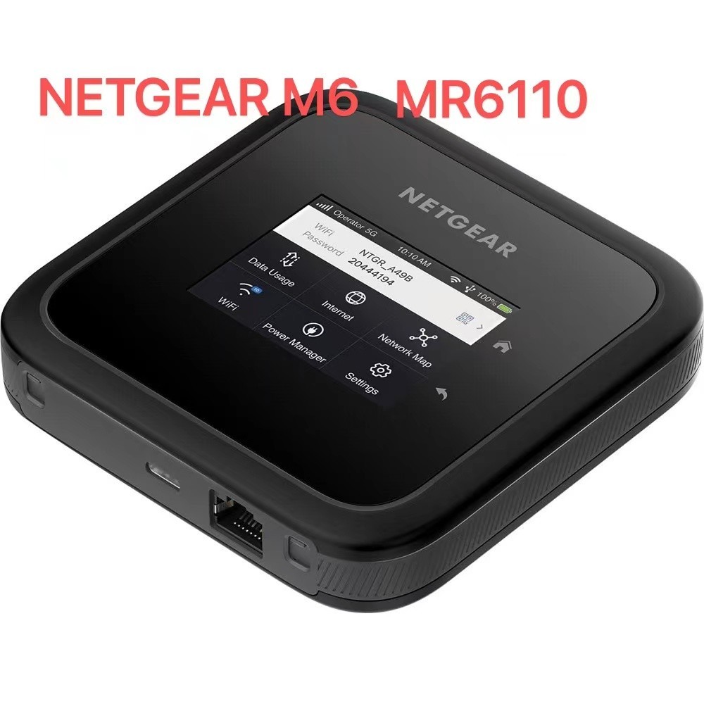 Nighthawk M6  Netgear MR6110-1S4MES 5G-2900Mbps WiFi6 Up to 3600Mbps Mobile Hotspot LTE CAT19 Router