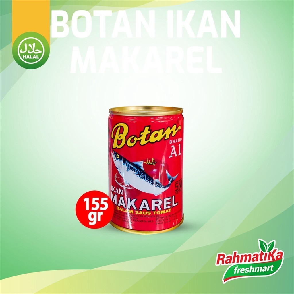 

Botan Sarden Ikan Makarel Saus Tomat 155 gram