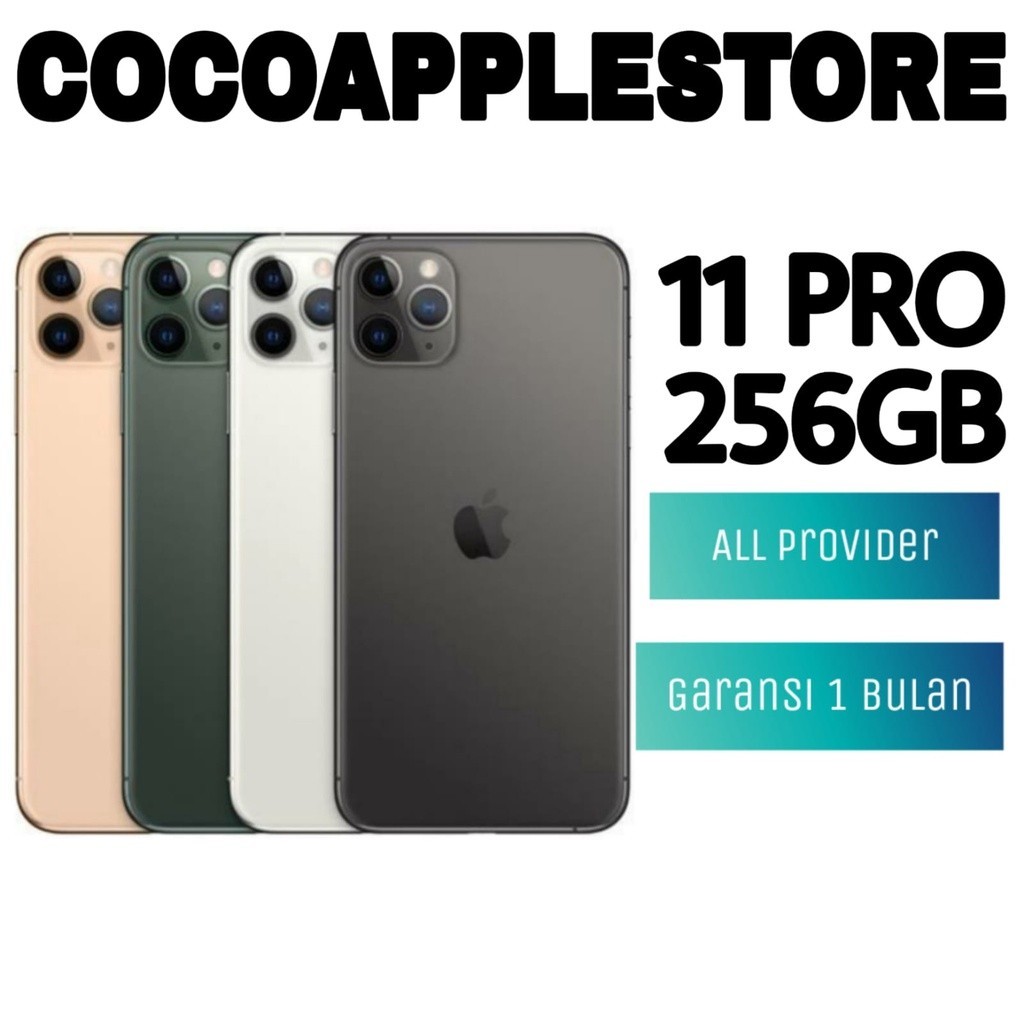 iPhone11Pro 256GB Silent Fullset Ori Ex Inter Second  Like New Mulus100% 3utools All Green (Garansi 1Bulan)
