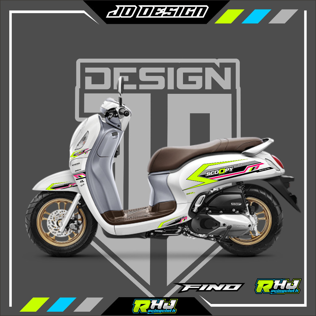 

STRIPING MOTOR SCOOPY FI NEW TRANSPARAN 2021-2023 PELINDUNG BODY MOTOR motorcicle