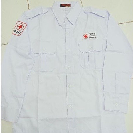 kemeja PMI seragam pdh PMI seragam pdl PMI baju PMI baju palang merah Indonesia Pdh PMI pdh palang m