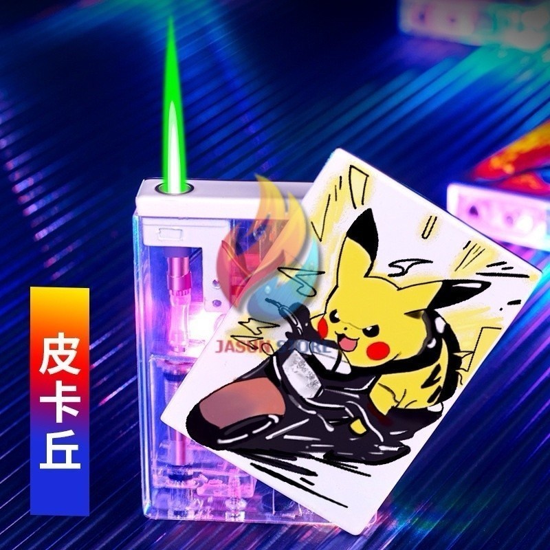 TERBARU  KOREK API BARA LED LAMPU TRANSPARAN KUROMI KARAKTER ANIME KOREK LUCU CEWE BPS