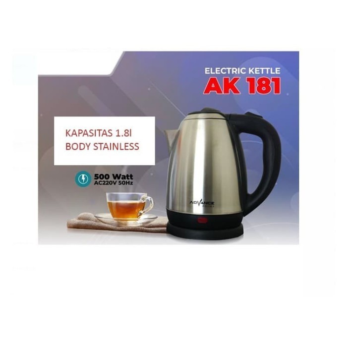 

Promo Teko Listrik / Kettle Litrik Otomatis 1.8L (Tanpa Kardus)