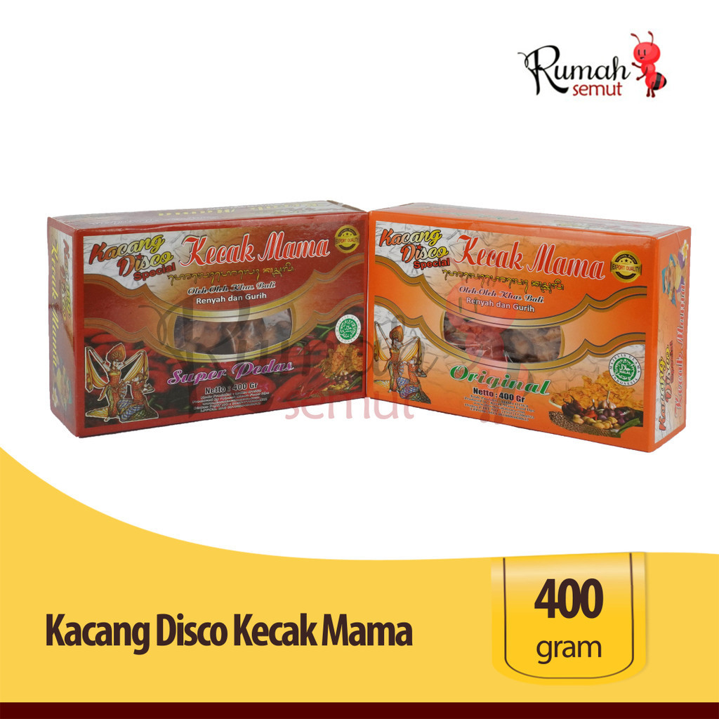 

Kacang Disco Kecak Mama Asli Oleh Oleh Khas Bali 400gr