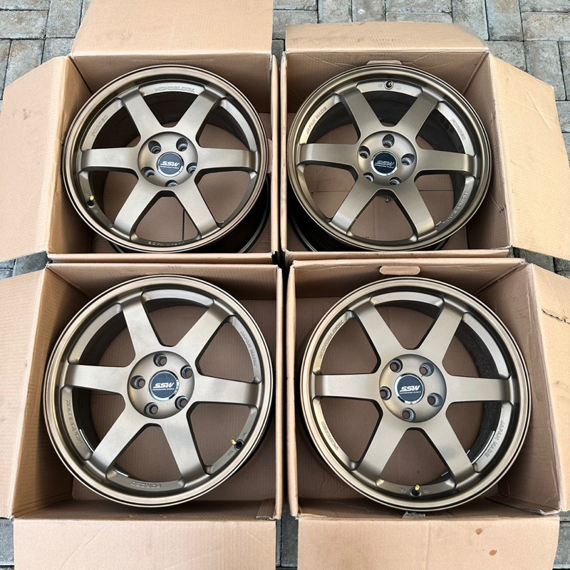 Velg Ring 18 SSW S202LP Innova Zenix Crv Venturer VolkRays TE37 R18