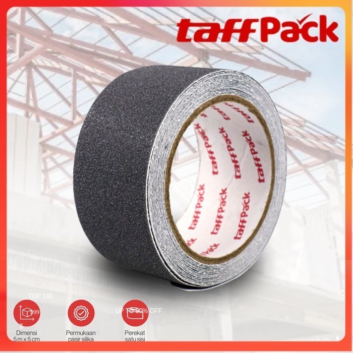 

Lakban Tape Safety Grip Anti Slip Strong Traction 5m x 5cm - Black