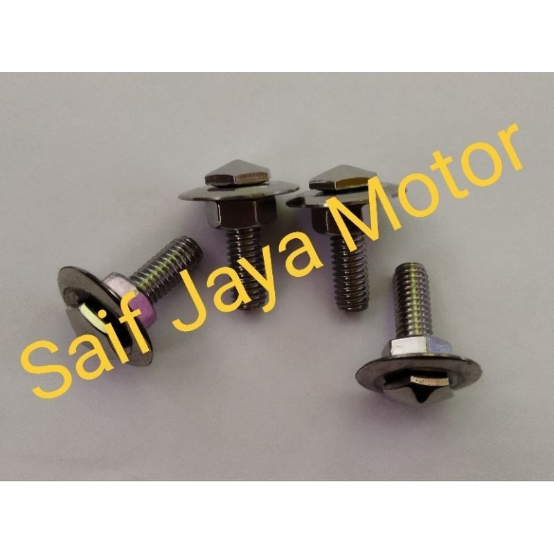 Baut KT Monel Stainless 304 Baut Plat Nomer Monel Baut Body M6X20