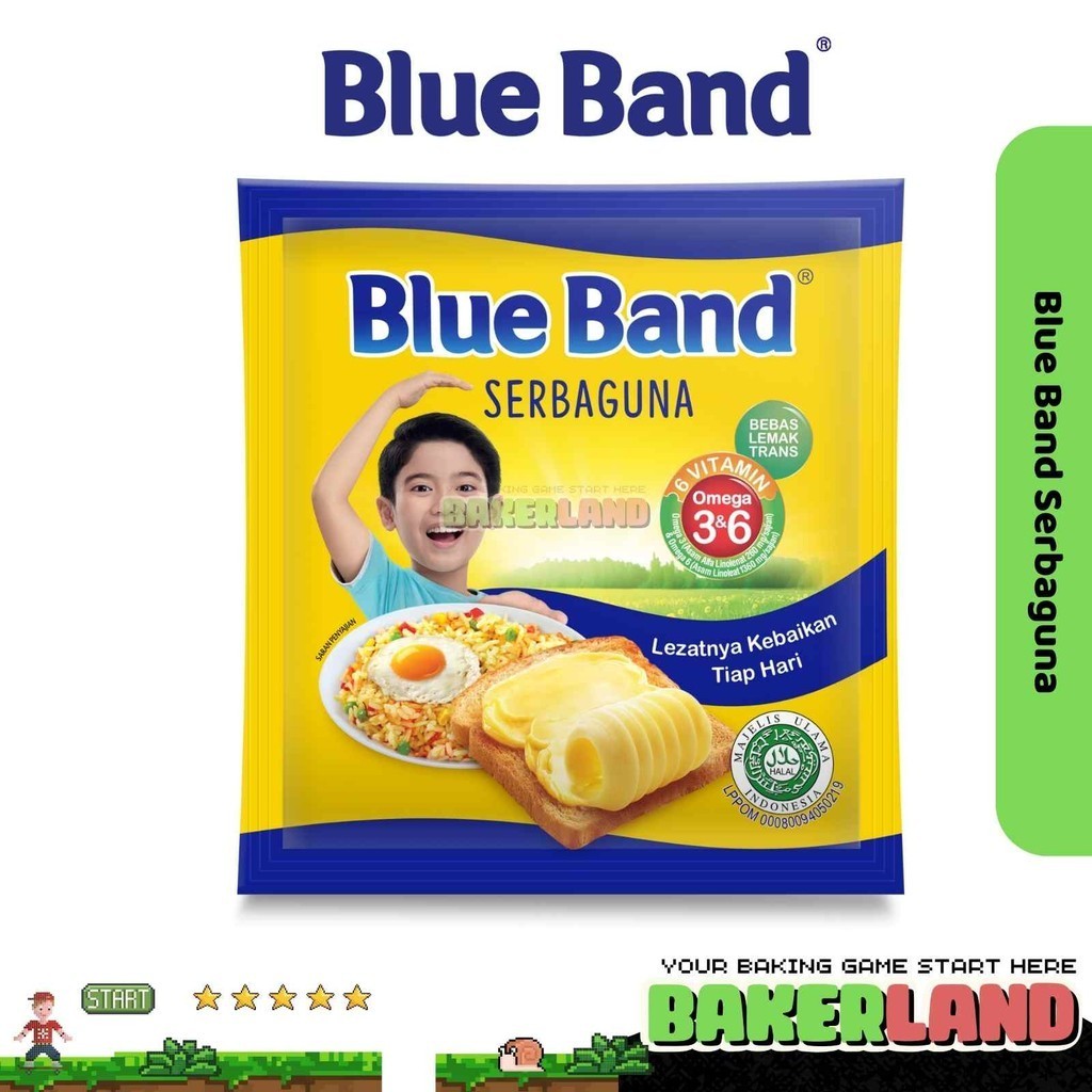 

Blue Band Serbaguna 200 gr / Blue Band / Blue Band 200 gram / Mentega Blue Band / Blue Band Serebaguna