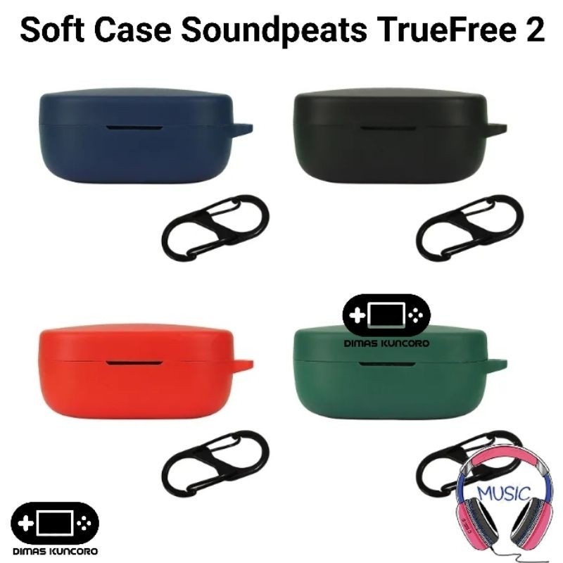 Soft Case Soundpeats TrueFree 2 silicone silikon truefree2 cover protector tws
