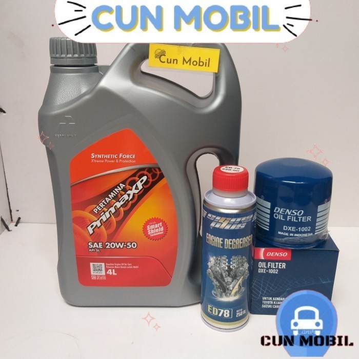 Paket oli mesin Prima XP 20W-50 Kijang Super Grand Carry 1000cc (3) CUN MOBIL