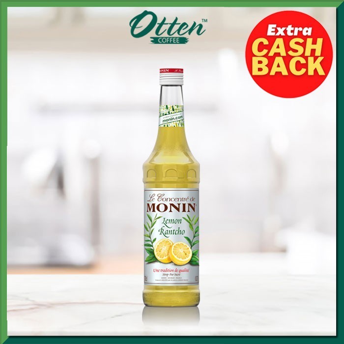 

Monin - Syrup Rantcho Lemon (700 ML) - Sirup Minuman Rasa Lemon Rantcho