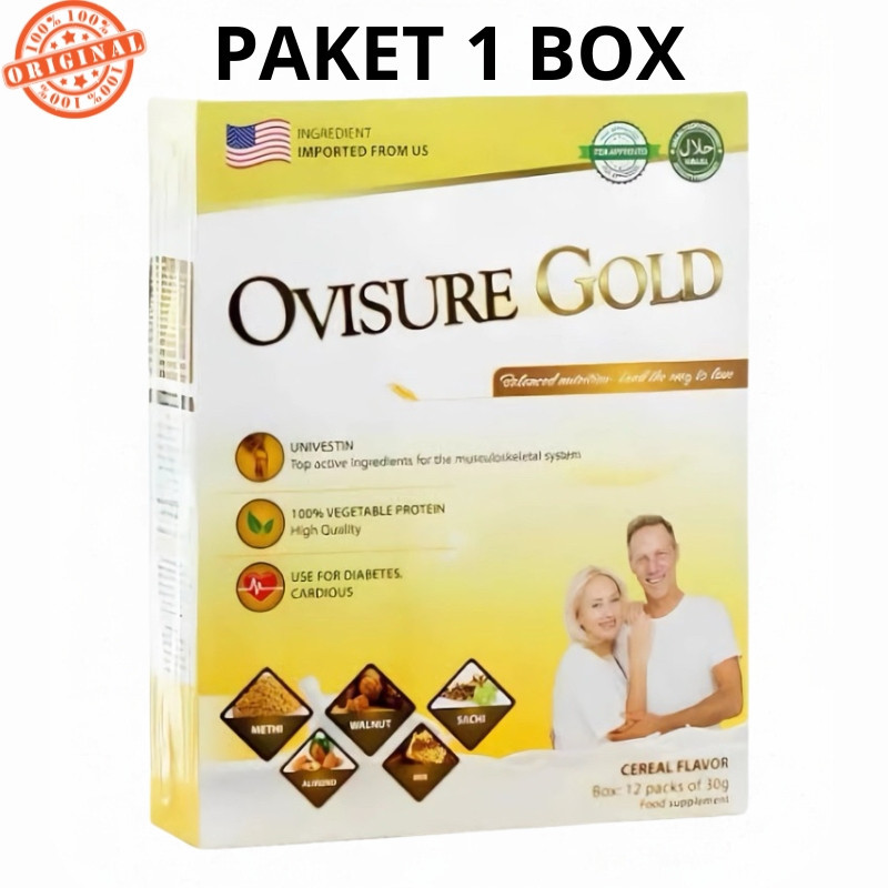 

OVISURE GOLD SUSU OBAT VITAMIN TULANG DAN SENDI SYARAF KEJEPIT KERAM ORIGINAL AS