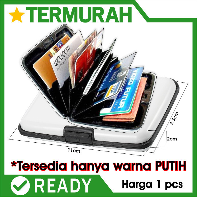 

Dompet Kartu Alumunium Anti Air Card Daddy Wallet Kartu Kredit Nama Bisnis Besi Metal guard aluminium