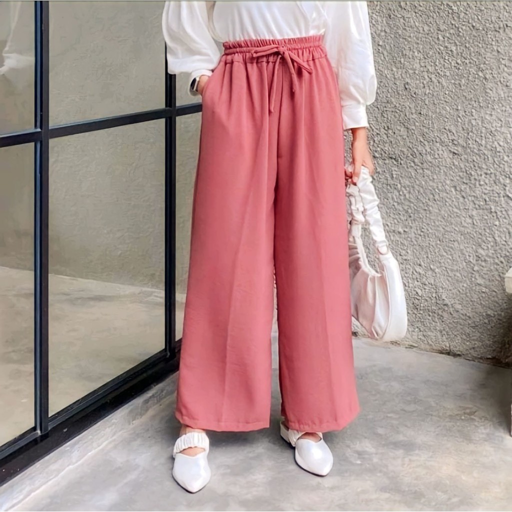 celana kulot/celana kulot crinkle/celana panjang wanita dewasa/celana kulot wanita terbaru