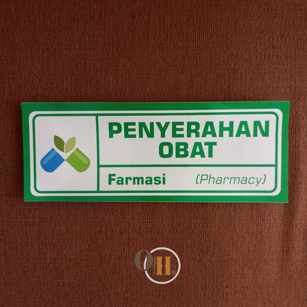 

Stiker Ruang Penyerahan Obat - Stiker Nama Ruangan - Stiker vinyl