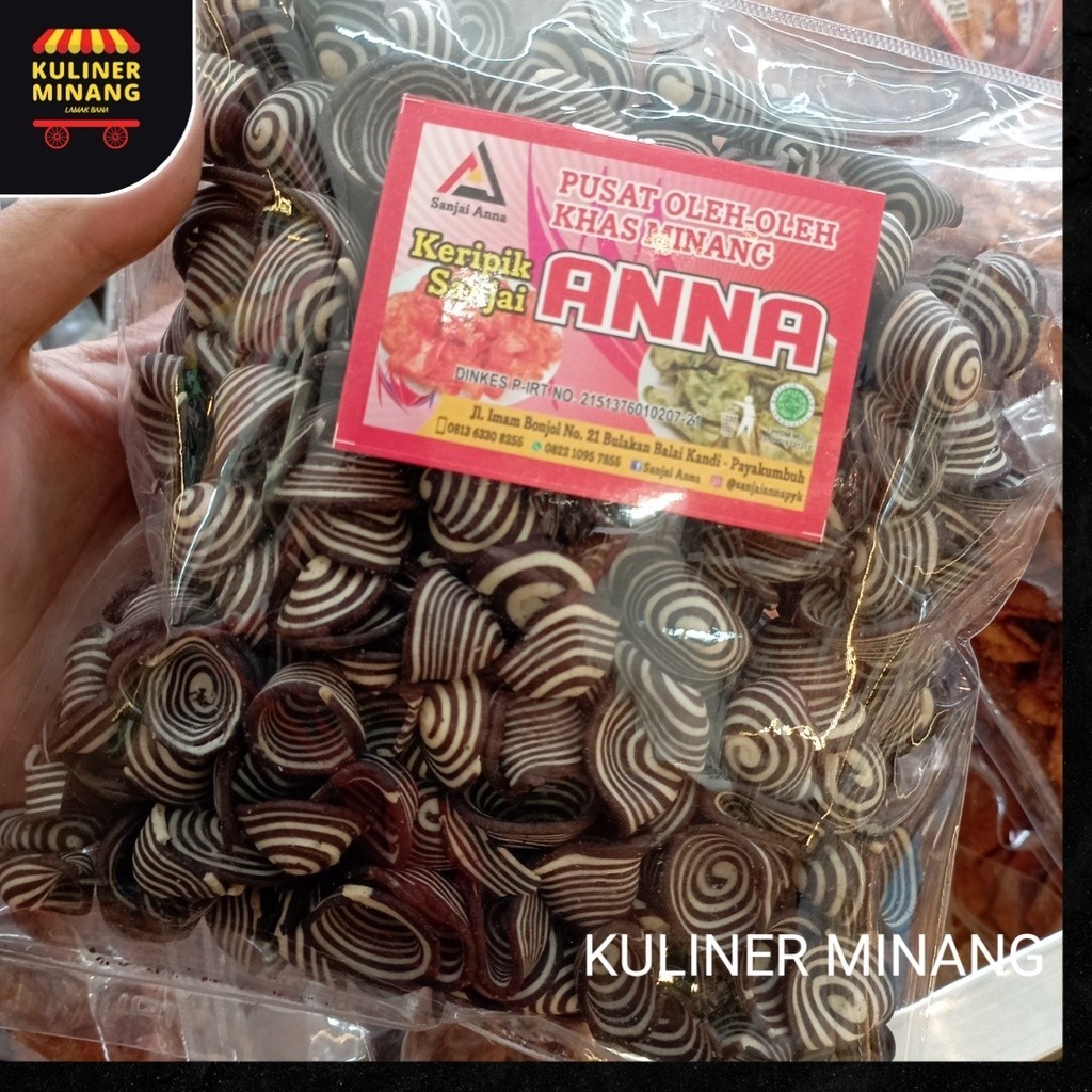 

Kue kuping Gajah Anna Cemilan Khas Kuliner Minang