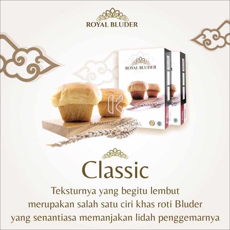 

Roti Royal Bluder 1 Box Kotak Classic Isi 8 Pcs