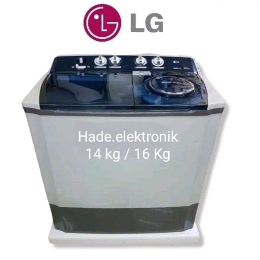 LG MESIN CUCI 2 TABUNG 14 KG/16KG ISTIMEWA