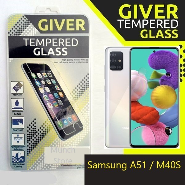 Tempered Glass Giver Samsung A51 / M40S