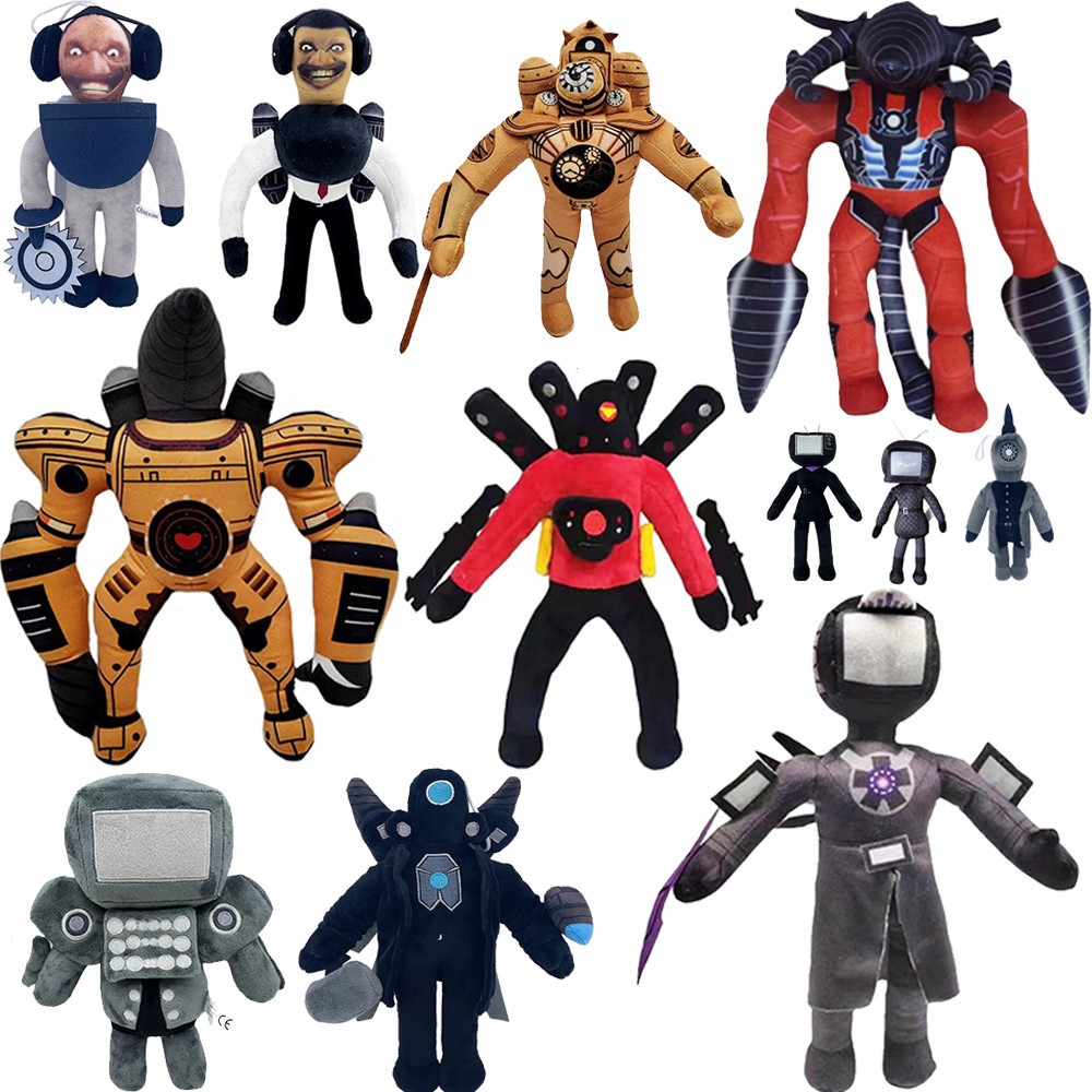 Skibidi Toilet Plush Toys Speakerman Plush Camara Camera Man Plush New Skibidi Doll Stuffed Toy Skib