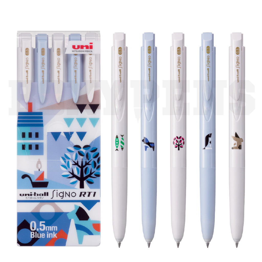 Uniball Signo RT1 Nordic Series - 0,5 mm Blue Ink