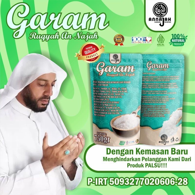 

Garam Ruqyah Annajah Menetralisir Energi Negatif, Penglaris Usaha, Membuang Aura Negatif