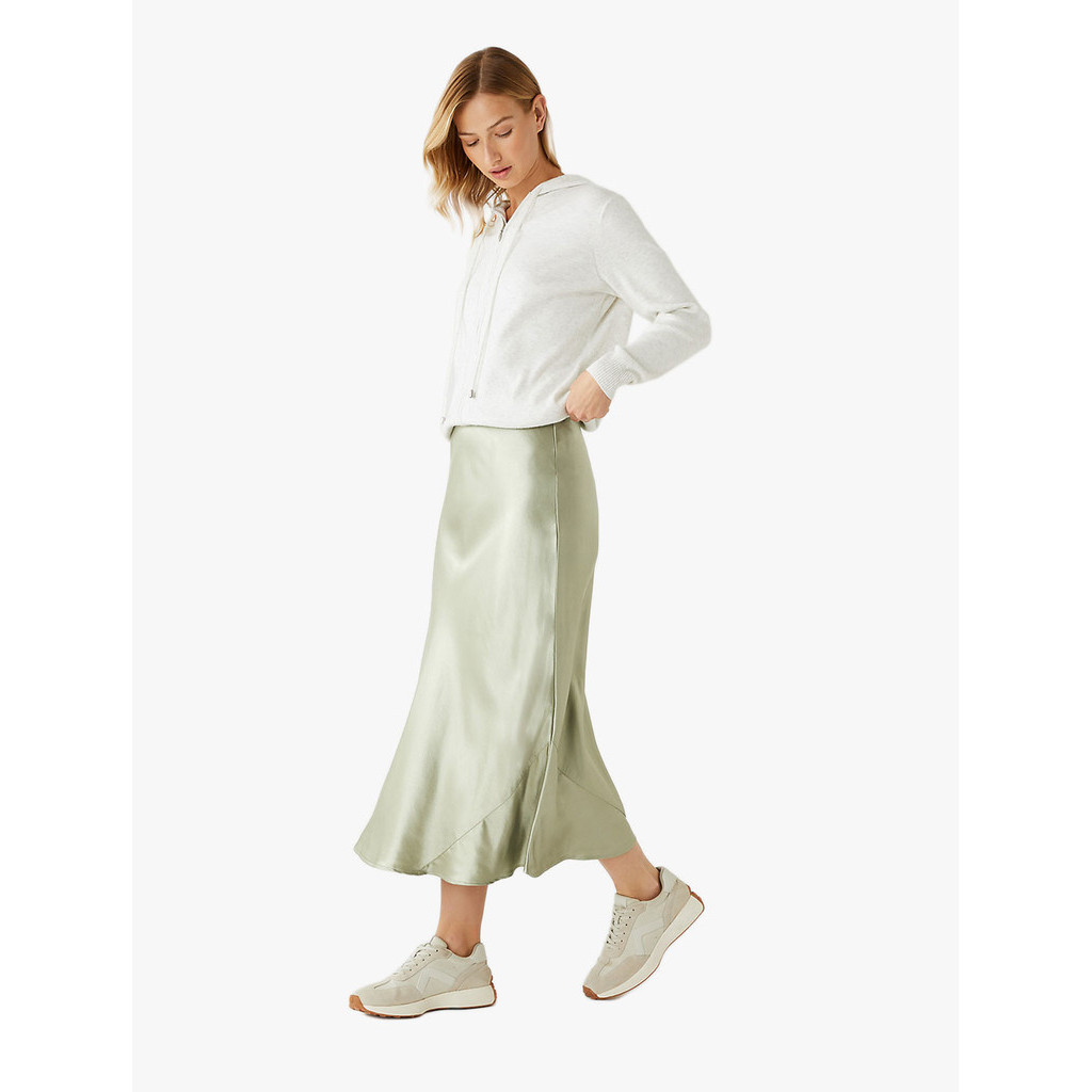 M&S - Rok Wanita - Satin Midaxi Slip Skirt