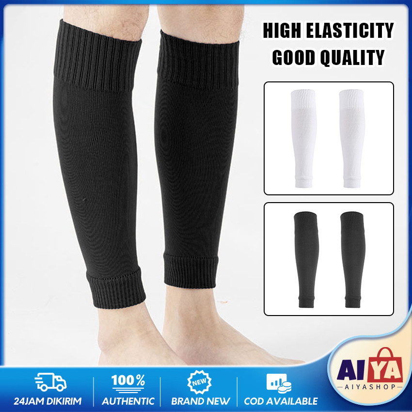 1 Pasang Kaos Kaki Sambung Olahraga Bola Futsal Sambungan Leg Sleeve Socks Football Pria Dewasa Baha