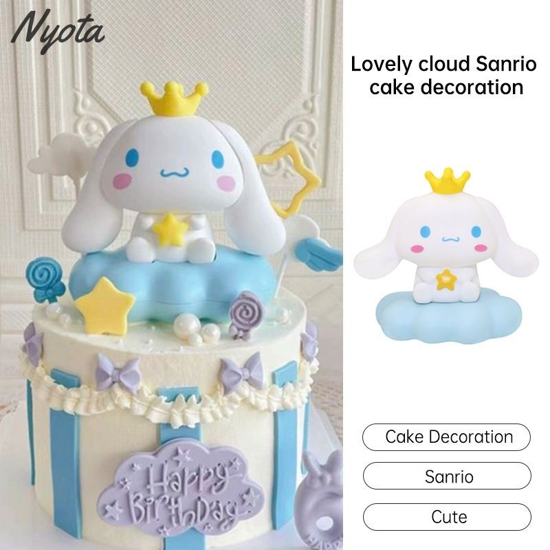 

Topper Cake Sanrio Kuromi Cinnamorol Versi Terbaru / Hiasan Kue Kuromi LED Awan nyota