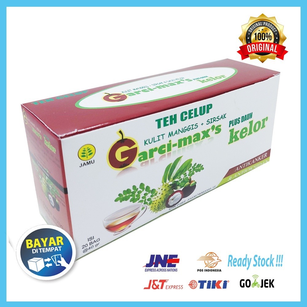 

PROMO Teh Celup Kulit Manggis & Sirsak Plus Daun Kelor Garci Max's Garcimax Garcimax's Antioksidan & Anti Kanker TERLARIS