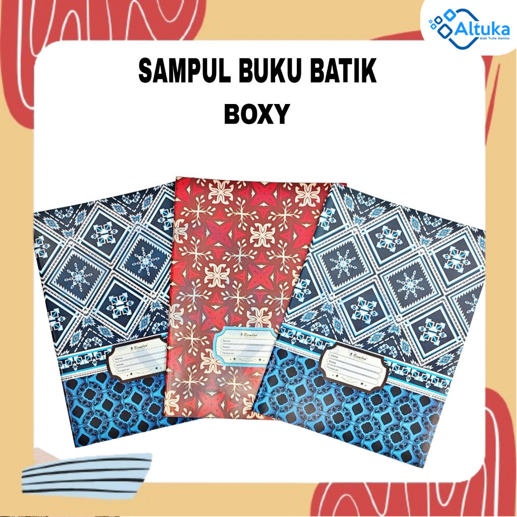 

(20 lembar) Sampul Buku Batik Ukuran Boxi