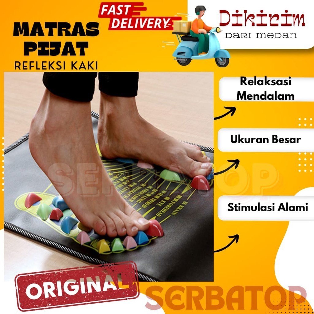 Matras Pijat Refleksi Kaki Massage Matras Pijat Kaki Refleksi Melancarkan Aliran Darah