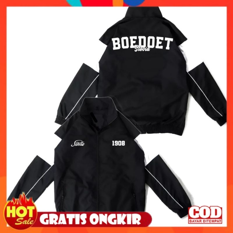 [PREMIUM ORIGINAL] Jaket Tracktop Track Suit Boedi Oetomo Jakarta Pelajar STM BOEDOET Taslan