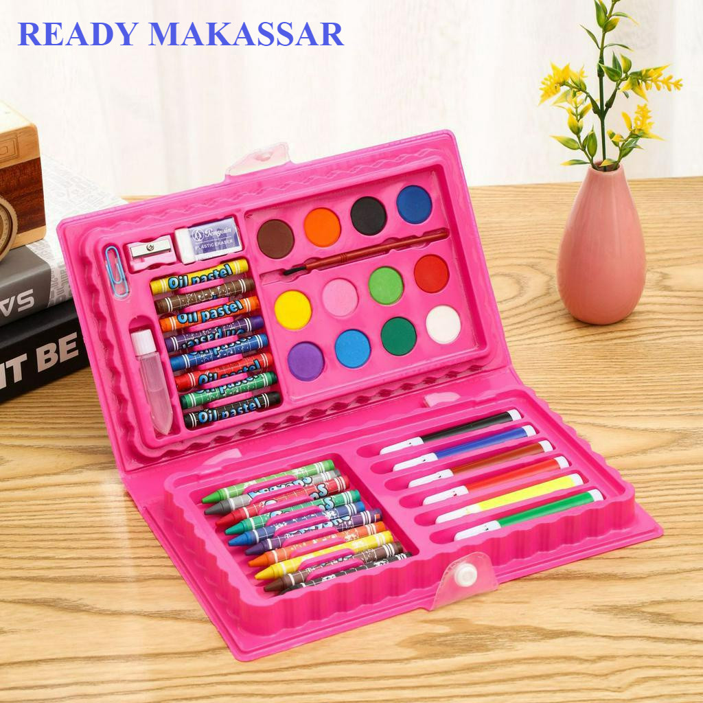 

KADO ANAK! MINI CRAYON MEWARNAI 42 PCS / CRAYON LUKIS ANAK 42 PCS / PENSIL WARNA ANAK PINK BLUE