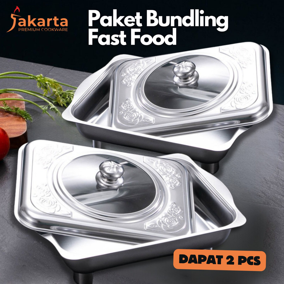 JPC - BMW Tempat Makan Prasmanan - Fast Food Dish Segi Tutup Kombinasi