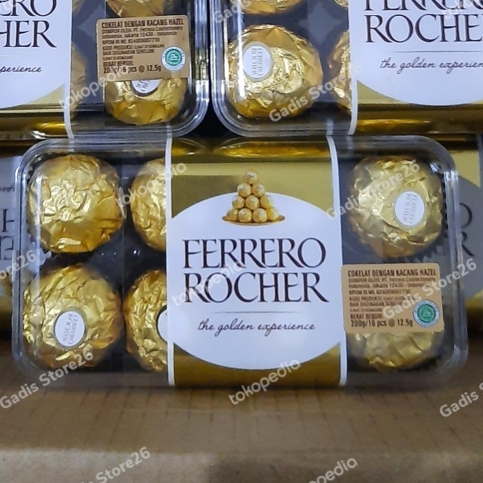 

COKELAT FERRERO ROCHER ISI 16 PCS