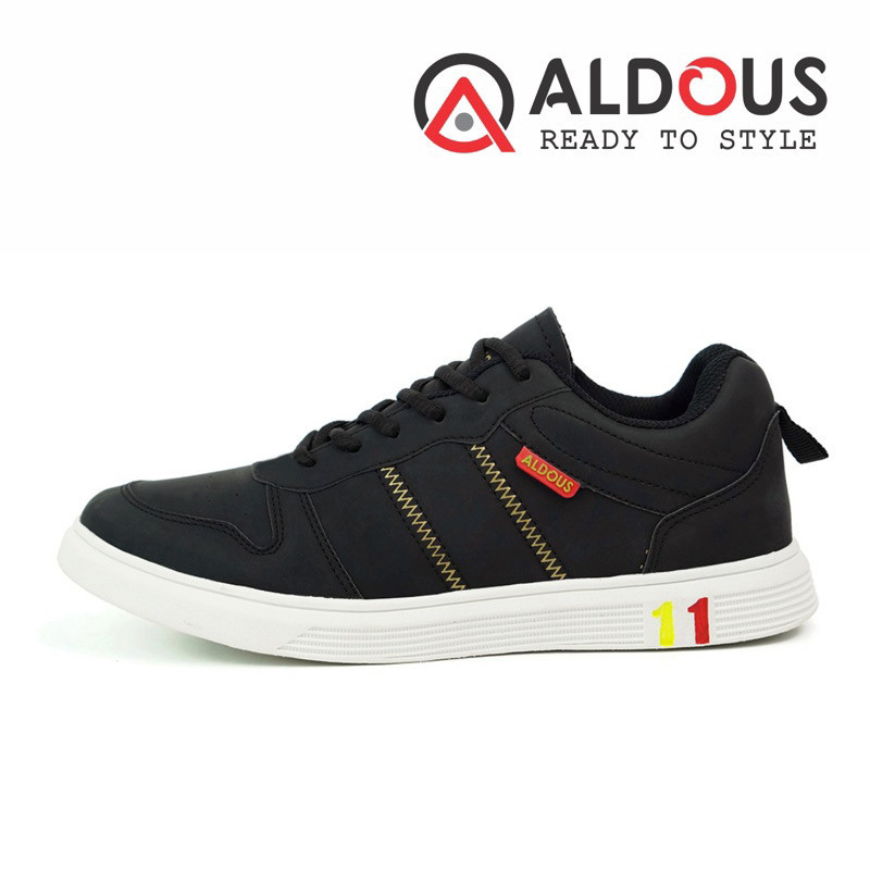 Aldous Sepatu Sneakers Pria ORIGINAL 100% Sepatu Kerja Sekolah Kuliah Pesta Sepatu Fashion A06