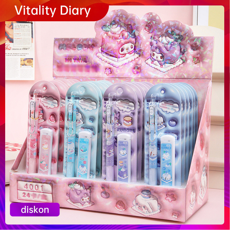 

【COD❤️】Set Pensil Penggerak Pensil Tulis Lucu Hati Anak Perempuan Pensil Penggerak Siswa VDY