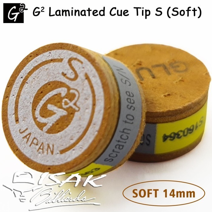 G2 Cue Tip S - Soft Japan Layer Pool Billiard Biliar Stick Tip Lapis