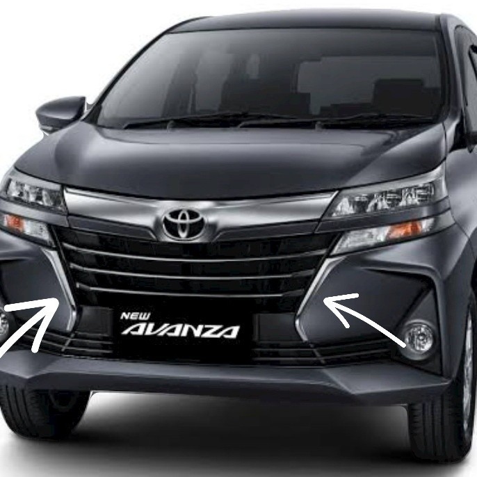 List Grill bemper Lis Chrome Grill bawah bemper Avanza 2019 2020