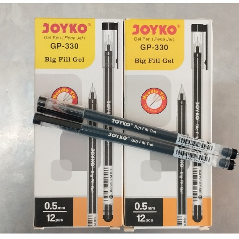 

PENA JOYKO GELL GP-330 HITAM 0.5mm 1 BOX ISI 12 PCS