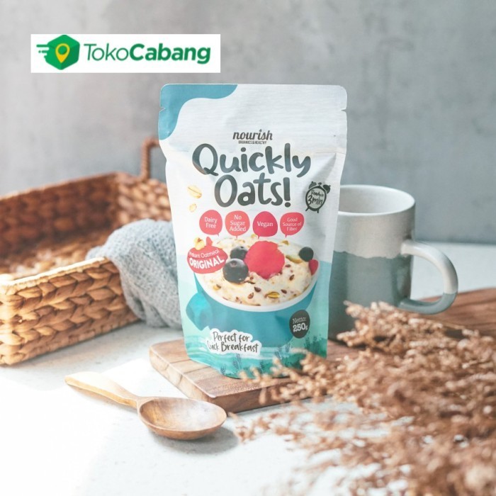 

Terbaru- Quickly Oats! Instant Oatmeal Original BUY 1 GET 1 FREE (250g x2pc) TC