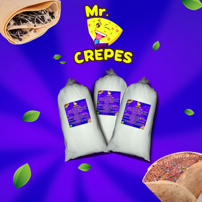 

[Ready] Tepung Crepes | Tepung leker kekinian | Tepung Crepes premium 1 kg