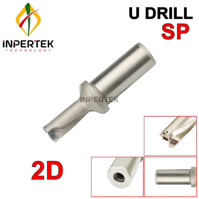 U DRILL 16 2D C25 SP06 LEXEES Holder Milling 16mm Indexable Insert SPMG 06 Mata Bor 16 mm