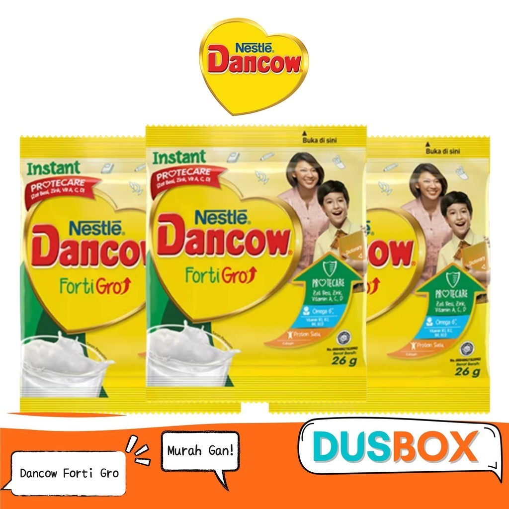 

DANCOW Fortigro 26g / Susu Bubuk / Susu Dancaw / Susu Dancaw Sachet